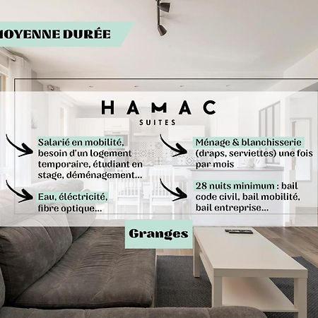 Suite Granges En Rez-De-Jardin Pour 4 Voyageurs Lyon Luaran gambar