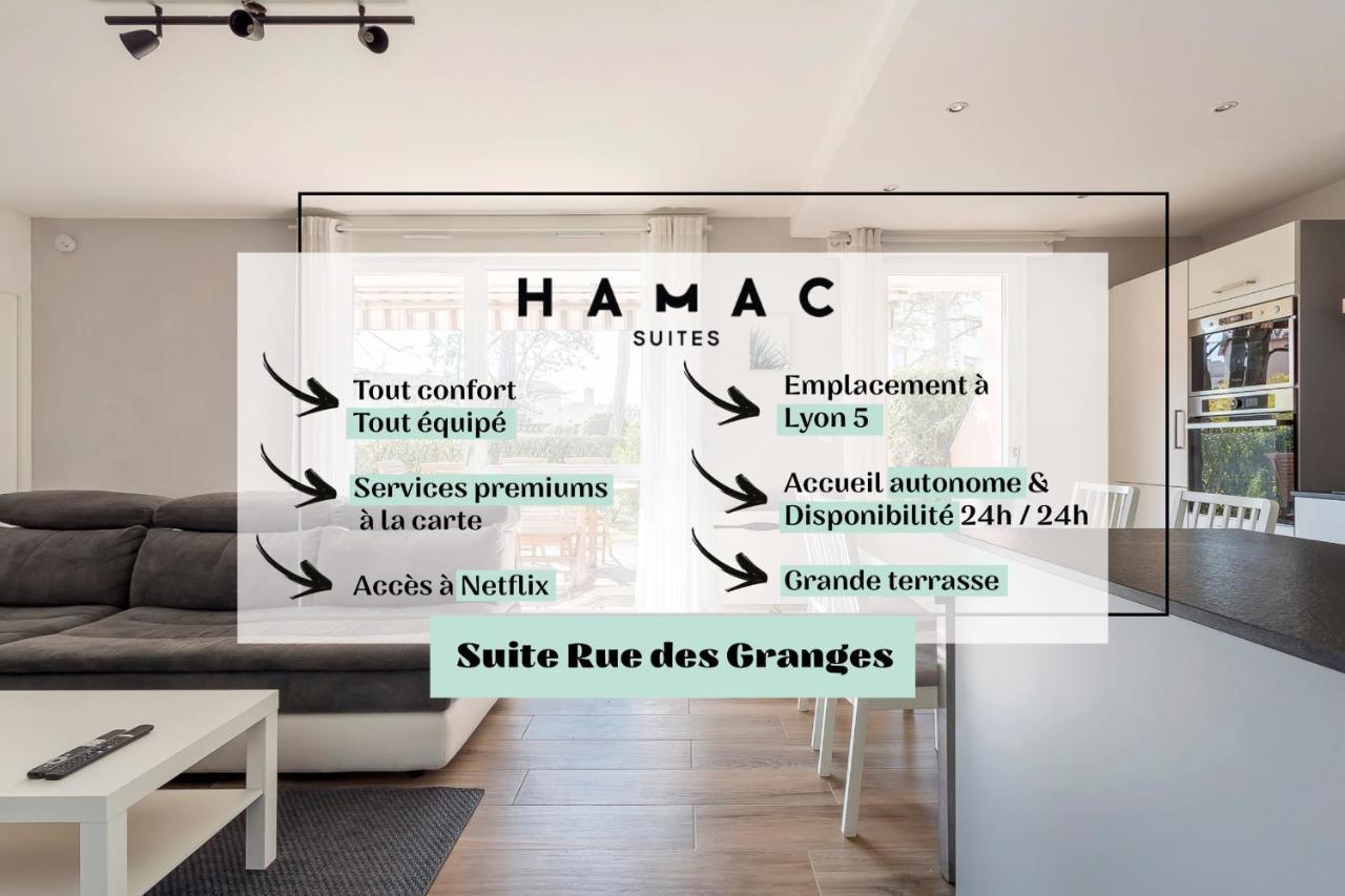 Suite Granges En Rez-De-Jardin Pour 4 Voyageurs Lyon Luaran gambar